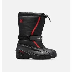 Sorel Winterstiefel Flurry Wasser/winddicht Schwarz/rot Kinder -Sportausrüstung 1855251 015 f presetWeb 1200x1200 1