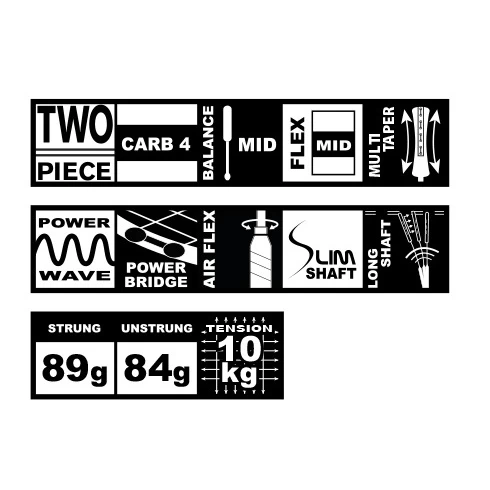 Talbot Torro Badmintonschläger IsoForce 951 (84g/ausgewogen/mittel) - Besaitet - 4 Talbot Torro Badmintonschläger IsoForce 951 (84g/ausgewogen/mittel) - Besaitet - – Bild 2
