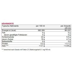 Sponser Activator 200 Ampulle (für Aufmerksamkeit Und Konzentration) Früchte 30x25ml Box 9 Sponser Activator 200 Ampulle (für Aufmerksamkeit Und Konzentration) Früchte 30x25ml Box -Sportausrüstung Activator Naehrwerte 863x863 1