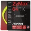 Ashaway Badmintonsaite Zymax 64 TX Gelb 10m Set -Sportausrüstung Ashaway Badmintonsaite ZyMax 64 TX Yellow Set 1200x1200 1