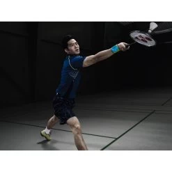 Bauerfeind Handgelenkbandage Blau/lime - 1 Stück -Sportausrüstung BauerfeindSports wrist strap rivera badminton1 print 1200x1200 1