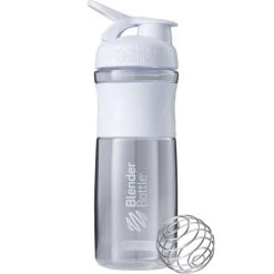BlenderBottle Trinkflasche Sportmixer Grip 820ml Transparent/weiss