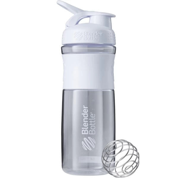 BlenderBottle Trinkflasche Sportmixer Grip 820ml Transparent/weiss 3 BlenderBottle Trinkflasche Sportmixer Grip 820ml Transparent/weiss