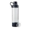BlenderBottle Trinkflasche Mantra Glass 600ml Schwarz