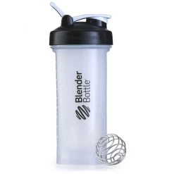 BlenderBottle Trinkflasche Pro45 1300ml Transparent/schwarz