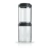 BlenderBottle Behälter GoStak 150ml Schwarz 2er -Sportausrüstung BlenderBottle GS 150 BK 3C300 1200x1200 1