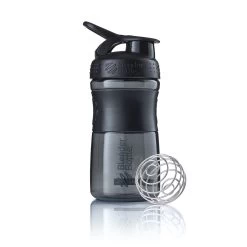 BlenderBottle Trinkflasche Sportmixer Grip 590ml Schwarz/schwarz