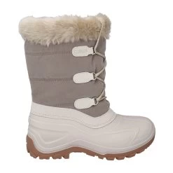 CMP Winterstiefel Nietos Low Urban Style (Kunstpelzfutter, Wasserdichter Überschuh) Beige/braun Damen