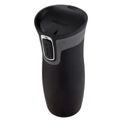 Contigo Thermotrinkflasche Autoseal West Loop Edelstahl 470ml (tropffrei, Hält Stundenlang Kalt/heiss) Schwarz Matt 9 Contigo Thermotrinkflasche Autoseal West Loop Edelstahl 470ml (tropffrei, Hält Stundenlang Kalt/heiss) Schwarz Matt -Sportausrüstung Contigo 2095800 WestLoop 16oz MatteBlack204 1200x1200 1