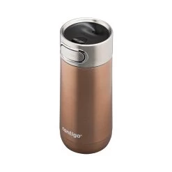 Contigo Thermotrinkflasche Luxe Autoseal Edelstahl 360ml (hält Stundenlang Kalt/heiss) Bronze -Sportausrüstung Contigo 2108345 Autoseal20Luxe Zinfendel 360ml 1099x1099 1