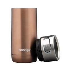 Contigo Thermotrinkflasche Luxe Autoseal Edelstahl 360ml (hält Stundenlang Kalt/heiss) Bronze -Sportausrüstung Contigo 2108345 Autoseal20Luxe Zinfendel 360ml 4 1003x1003 1