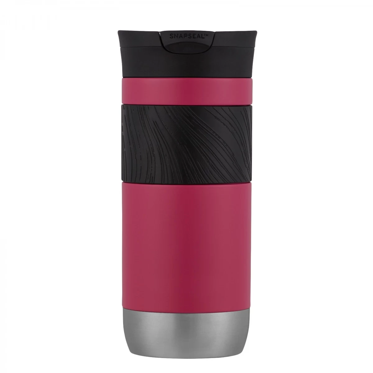 Contigo Trinkflasche SnapSeal Byron 2.0 Thermo Edelstahl (Thermalock-Vakuumisolierung) 470ml Dragnfruit Rot 6 Contigo Trinkflasche SnapSeal Byron 2.0 Thermo Edelstahl (Thermalock-Vakuumisolierung) 470ml Dragnfruit Rot – Bild 4