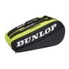Dunlop Tennis-Racketbag (Schlägertasche, 2 Hauptfächer) SX Club Schwarz/gelb 10er -Sportausrüstung DT22 10325361 SX CLUB2010RKT20BLK YLW JPG 1200x1200 1