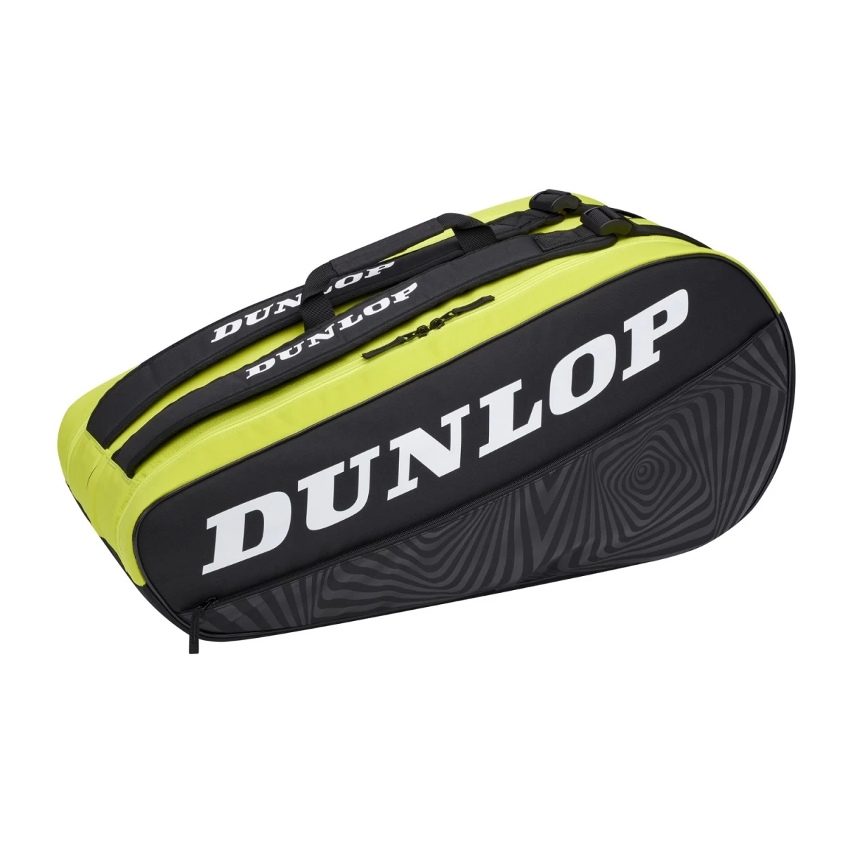 Dunlop Tennis-Racketbag (Schlägertasche, 2 Hauptfächer) SX Club Schwarz/gelb 10er 3 Dunlop Tennis-Racketbag (Schlägertasche, 2 Hauptfächer) SX Club Schwarz/gelb 10er