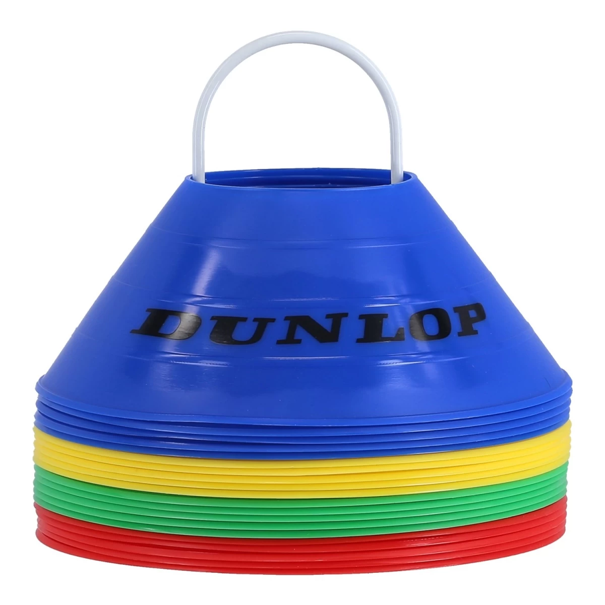 Dunlop Markierungshütchen SET 20 Stück Farblich Sortiert 3 Dunlop Markierungshütchen SET 20 Stück Farblich Sortiert