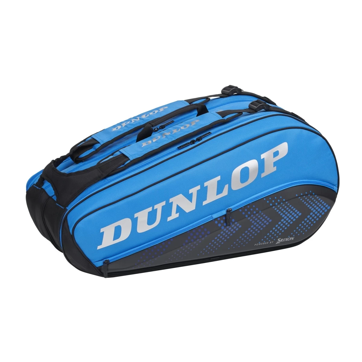 Dunlop Tennis-Racketbag Srixon FX Performance Thermo (Schlägertasche, 3 Hauptfächer) Blau/schwarz 8er 3 Dunlop Tennis-Racketbag Srixon FX Performance Thermo (Schlägertasche, 3 Hauptfächer) Blau/schwarz 8er