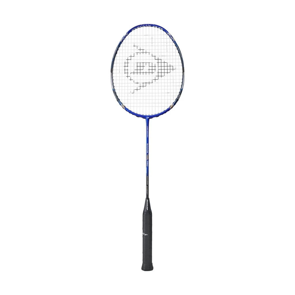 Dunlop Badmintonschläger Nanoblade Savage Woven Special Pro (ausgewogen/mittel/84g) Blau - Besaitet - 3 Dunlop Badmintonschläger Nanoblade Savage Woven Special Pro (ausgewogen/mittel/84g) Blau - Besaitet -