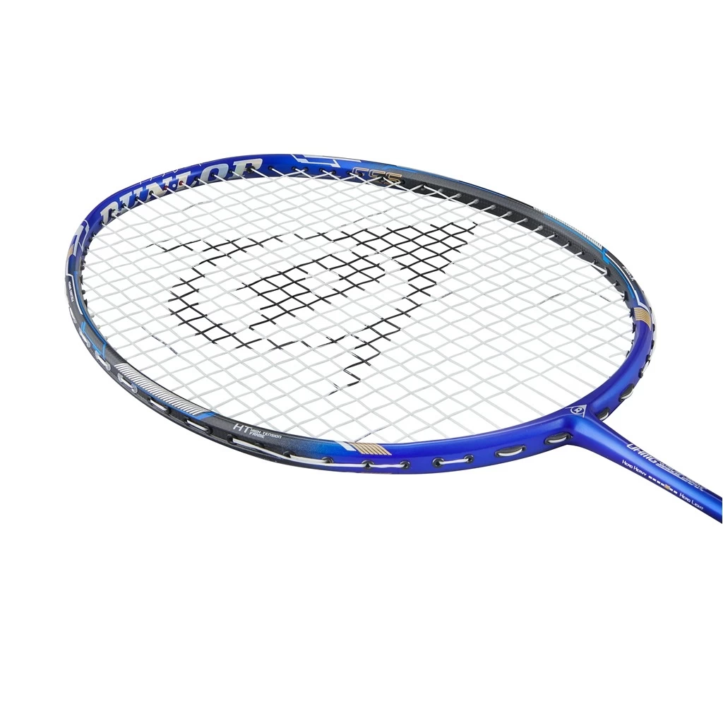 Dunlop Badmintonschläger Nanoblade Savage Woven Special Pro (ausgewogen/mittel/84g) Blau - Besaitet - 4 Dunlop Badmintonschläger Nanoblade Savage Woven Special Pro (ausgewogen/mittel/84g) Blau - Besaitet - – Bild 2