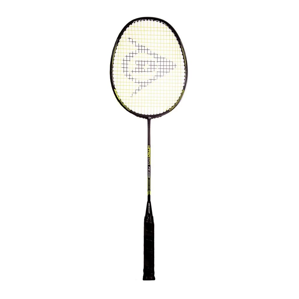 Dunlop Badmintonschläger Nitro Star FS-1000 (93g/Freizeit) - Besaitet - 3 Dunlop Badmintonschläger Nitro Star FS-1000 (93g/Freizeit) - Besaitet -