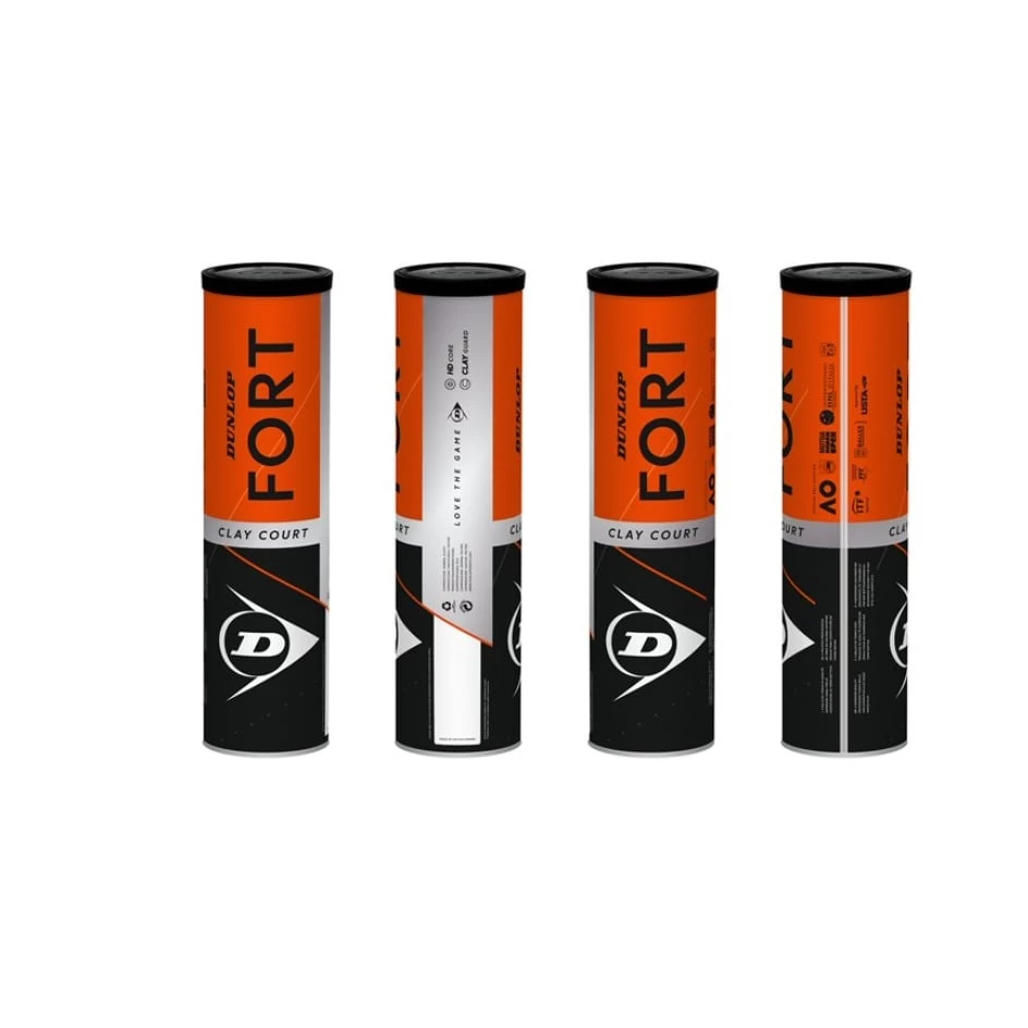 Dunlop Tennisbälle Fort Clay Court (Sandplatz) Dose 18x4er Im Karton 6 Dunlop Tennisbälle Fort Clay Court (Sandplatz) Dose 18x4er Im Karton – Bild 4