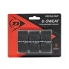 Dunlop Overgrip U Sweat 0.5mm - Feuchtigkeitsabsorbierend, Griffig - Schwarz - 3 Stück -Sportausrüstung Dunlop 613270 dt19 613270 u sweat20overgrip20black203pcs 1 1024x1024 1