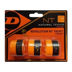 Dunlop Übergriffband Overgrip Revolution NT Tacky 0.5mm Orange - 3 Stück