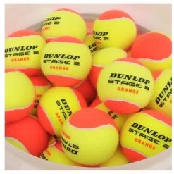 Dunlop Methodikbälle Stage 2 Gelb/orange 60er Im Eimer -Sportausrüstung Dunlop Stage2 Bucket 1119x1119 1