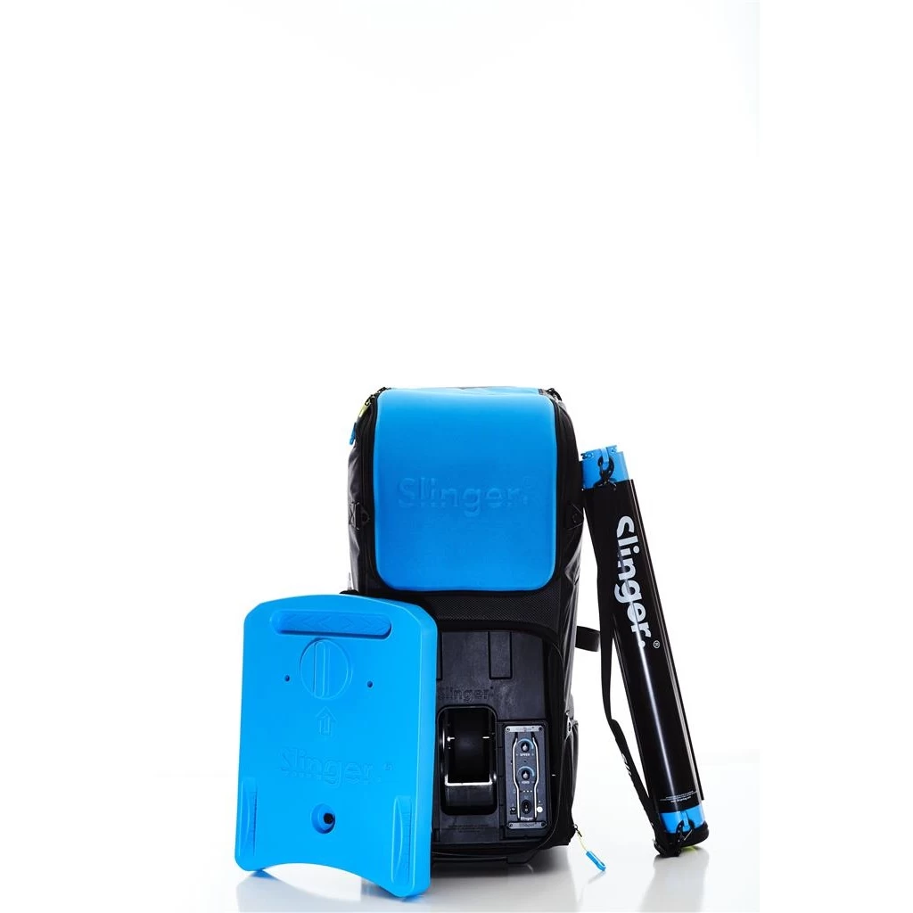 Slinger Ballmaschine Grand Slam Pack (16-73kmh, 5h Akku, Oszillator, Pick-Up Röhre) 3 Slinger Ballmaschine Grand Slam Pack (16-73kmh, 5h Akku, Oszillator, Pick-Up Röhre)