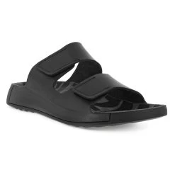 ECCO Sandale Cozmo Flat (Nubukleder, Flexible Sohle) Schwarz Herren -Sportausrüstung ECCO Sandale Cozmo Flat Herren 500904 01001 3 1049x1049 1
