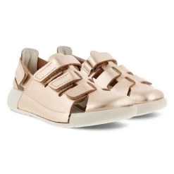 Ecco Sandale Cozmo Fisherman (Nubukleder, Leichte Sohle) Bronzebraun Mädchen