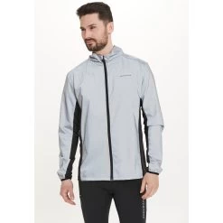 Endurance Laufjacke Peelier Light The Night (reflektierend) Silbergrau Herren