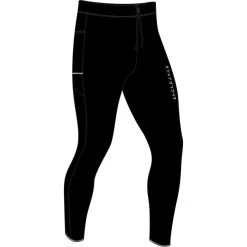 Endurance Laufhose Winter Tight (enganliegend) Schwarz Herren