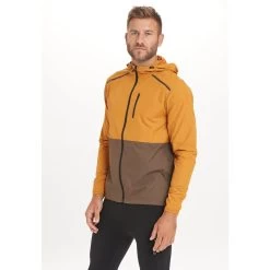 Endurance Laufjacke Hugoee Mit Kapuze Braun Herren