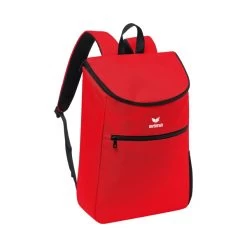 Erima Rucksack Team Multifunktionsrucksack Mit Doppel-Reißverschluss Rot 30x18x45cm