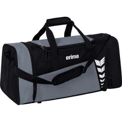 Erima Sporttasche Six Wings (Größe L - 76 Liter) Grau/schwarz 70x32x34cm