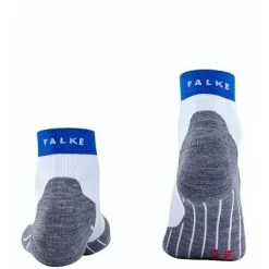 Falke Laufsocke RU4 Endurance Short (mittelstarke Polsterung) Weiss/blau/grau Herren - 1 Paar -Sportausrüstung Falke 16705 2662201 411x411 1