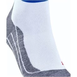 Falke Laufsocke RU4 Endurance Short (mittelstarke Polsterung) Weiss/blau/grau Herren - 1 Paar -Sportausrüstung Falke 16705 2662205 443x443 1