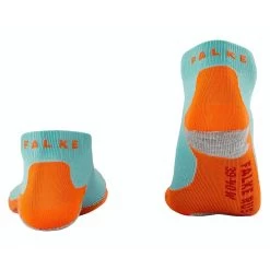 Aktion Noch Gültig Klicken Sie Auf Das Icon, Um Eine Erklärung Zu Erhalten. Falke Laufsocke RU5 Lightweight Short Türkisblau/orange Damen - 1 Paar -Sportausrüstung Falke 16730 6960 RU5 Light Socke 2 996x996 1