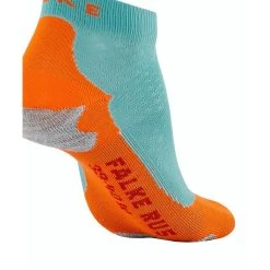 Aktion Noch Gültig Klicken Sie Auf Das Icon, Um Eine Erklärung Zu Erhalten. Falke Laufsocke RU5 Lightweight Short Türkisblau/orange Damen - 1 Paar -Sportausrüstung Falke 16730 6960 RU5 Light Socke 4 1200x1200 1