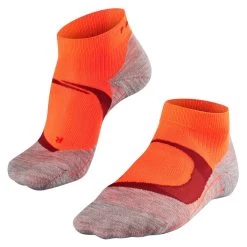 Aktion Noch Gültig Klicken Sie Auf Das Icon, Um Eine Erklärung Zu Erhalten. Falke Laufsocke RU4 Cool Short (mittelstarke Polsterung+Kühlung) Orange/rot Damen - 1 Paar