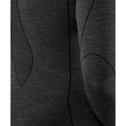 Falke Langarmshirt Wool Tech Half-Zip (Merinowolle) Unterwäsche Schwarz Herren -Sportausrüstung Falke 33410 3000 Langarmshirt 4 900x900 1