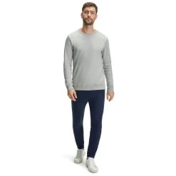 Falke Jogginghose Classic (Baumwolle, Moderner Look,komfortabel) Lang Spaceblau Herren -Sportausrüstung Falke Jogginghose Baumwolle 62112 6116 5 945x945 1