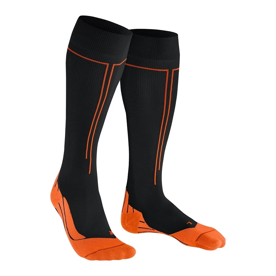Falke Kompressionssocke Energizing Kniestrümpfe (perfekte Temperatur Und Feuchtigkeitstransport) Schwarz/orange Herren 3 Falke Kompressionssocke Energizing Kniestrümpfe (perfekte Temperatur Und Feuchtigkeitstransport) Schwarz/orange Herren