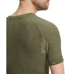 Falke Kurzarmshirt Wool-Tech Light (optimale Passform) Unterwäsche Herbgrün Herren -Sportausrüstung Falke Kurzarmshirt Wool Tech Light 33238 7754 4 1067x1067 1