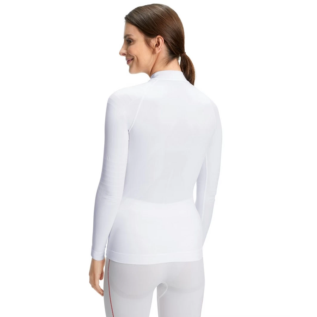 Falke Funktionsunterwäsche Langarmshirt Warm Mit Kragen (perfekte Feuchtigkeits-und Temperaturregulierung) Weiss Damen 4 Falke Funktionsunterwäsche Langarmshirt Warm Mit Kragen (perfekte Feuchtigkeits-und Temperaturregulierung) Weiss Damen – Bild 2