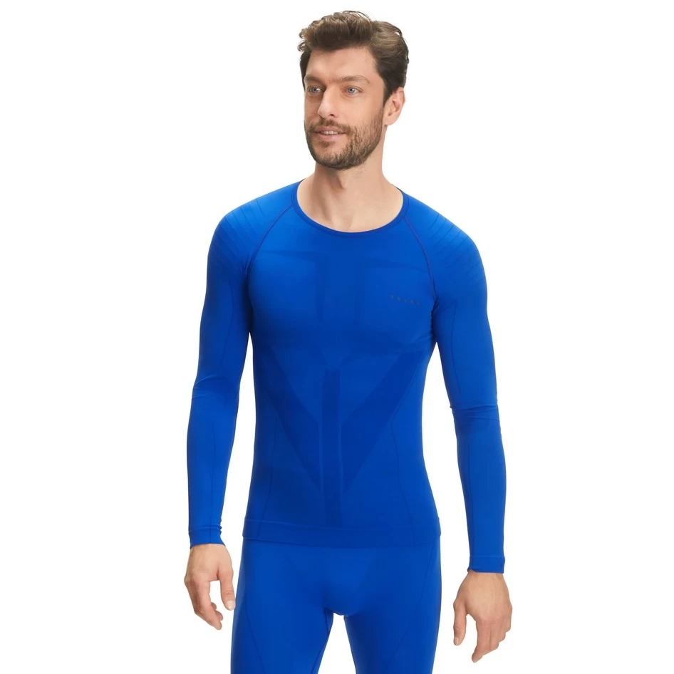 Falke Funktionsunterwäsche Langarmshirt Warm (wärmes Material, Perfekte Feuchtigkeits) Blau Herren 3 Falke Funktionsunterwäsche Langarmshirt Warm (wärmes Material, Perfekte Feuchtigkeits) Blau Herren