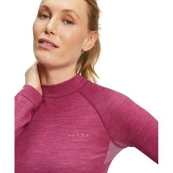 Falke Funktionsunterwäsche Langarmshirt Wool-Tech (Merinowolle, Warm Und Isolierend) Violett Damen -Sportausrüstung Falke Langarmshirt Wool Tech Damen 33225 8692 6 1067x1067 1