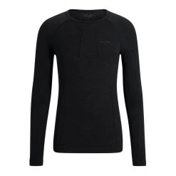 Falke Langarmshirt Wool Tech (Merinowolle) Unterwäsche Schwarz Herren -Sportausrüstung Falke Langarmshirt Wool Tech Herren 33411 3000 7 943x943 1