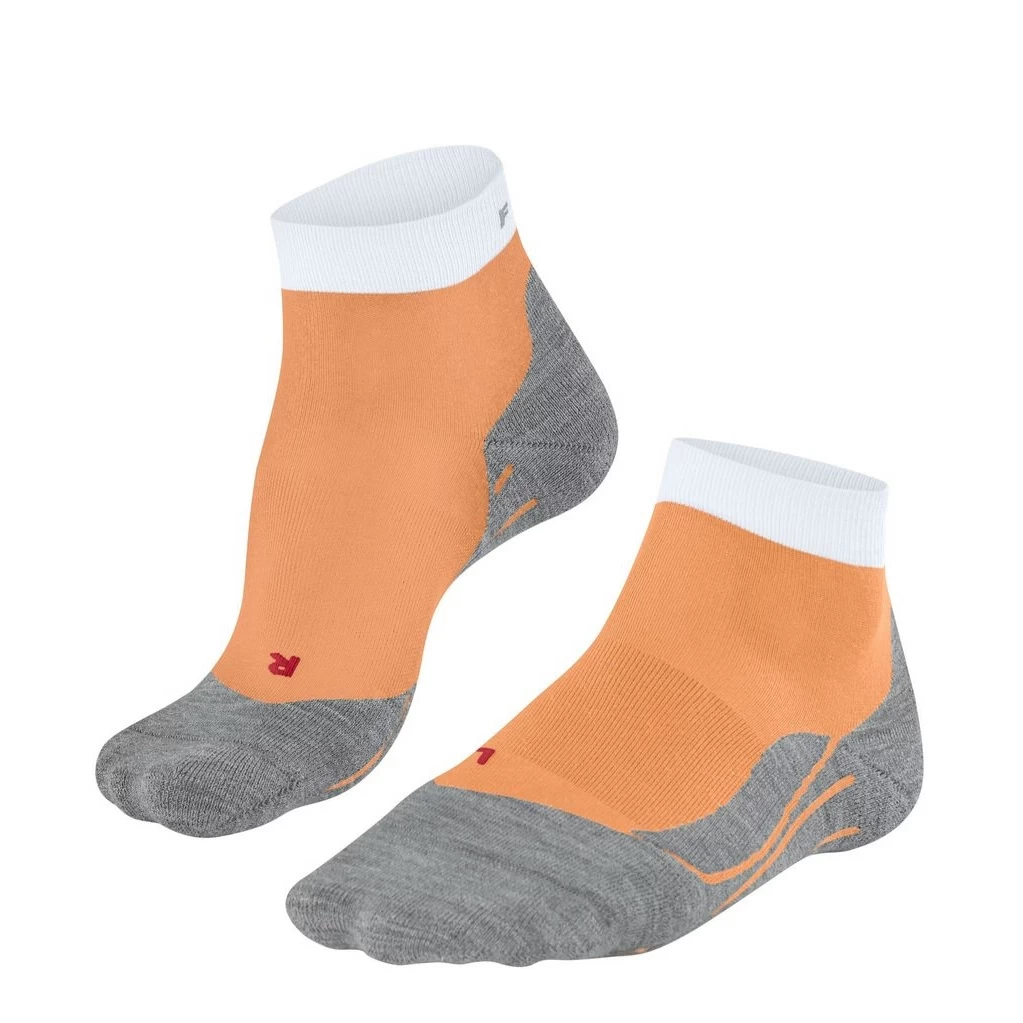 Falke Laufsocke RU4 Short Orange/grau Damen - 1 Paar 3 Falke Laufsocke RU4 Short Orange/grau Damen - 1 Paar