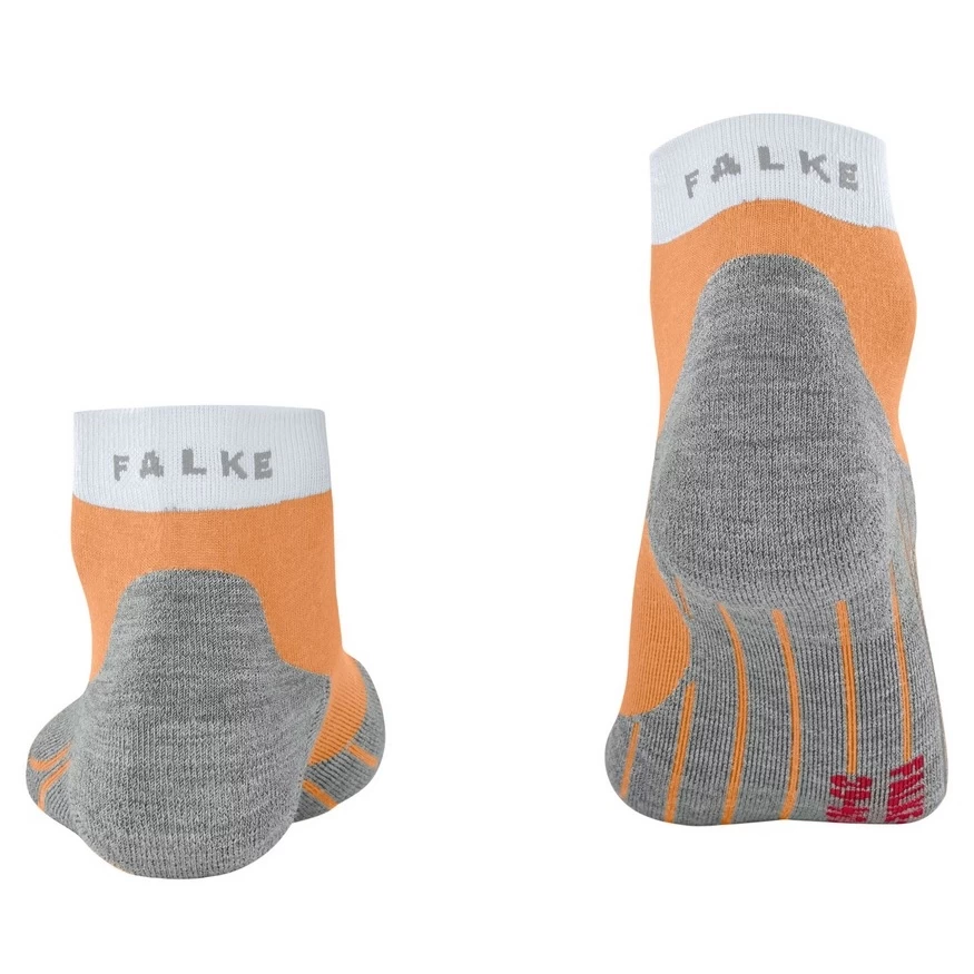 Falke Laufsocke RU4 Short Orange/grau Damen - 1 Paar 4 Falke Laufsocke RU4 Short Orange/grau Damen - 1 Paar – Bild 2